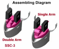 SSC-3 to fit Humminbird high speed transducer