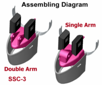 SSC-3 to fit Humminbird high speed transducer