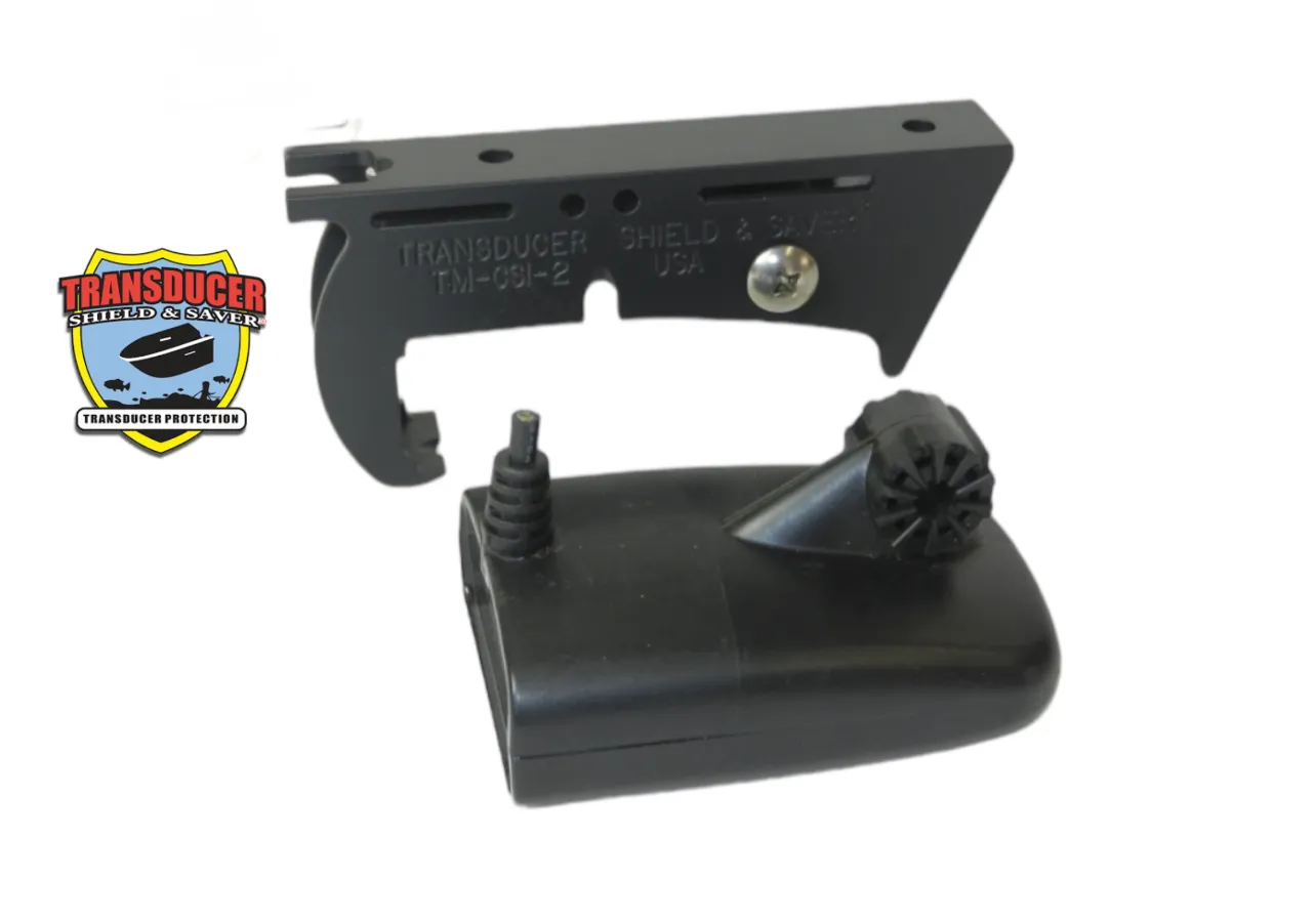 TM-CSI-2 Transducer Shield TM-CSI-2 and Humminbird compact side image transducer (not included)