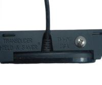Transducer Shield TM-DI shown with transducer (not included)