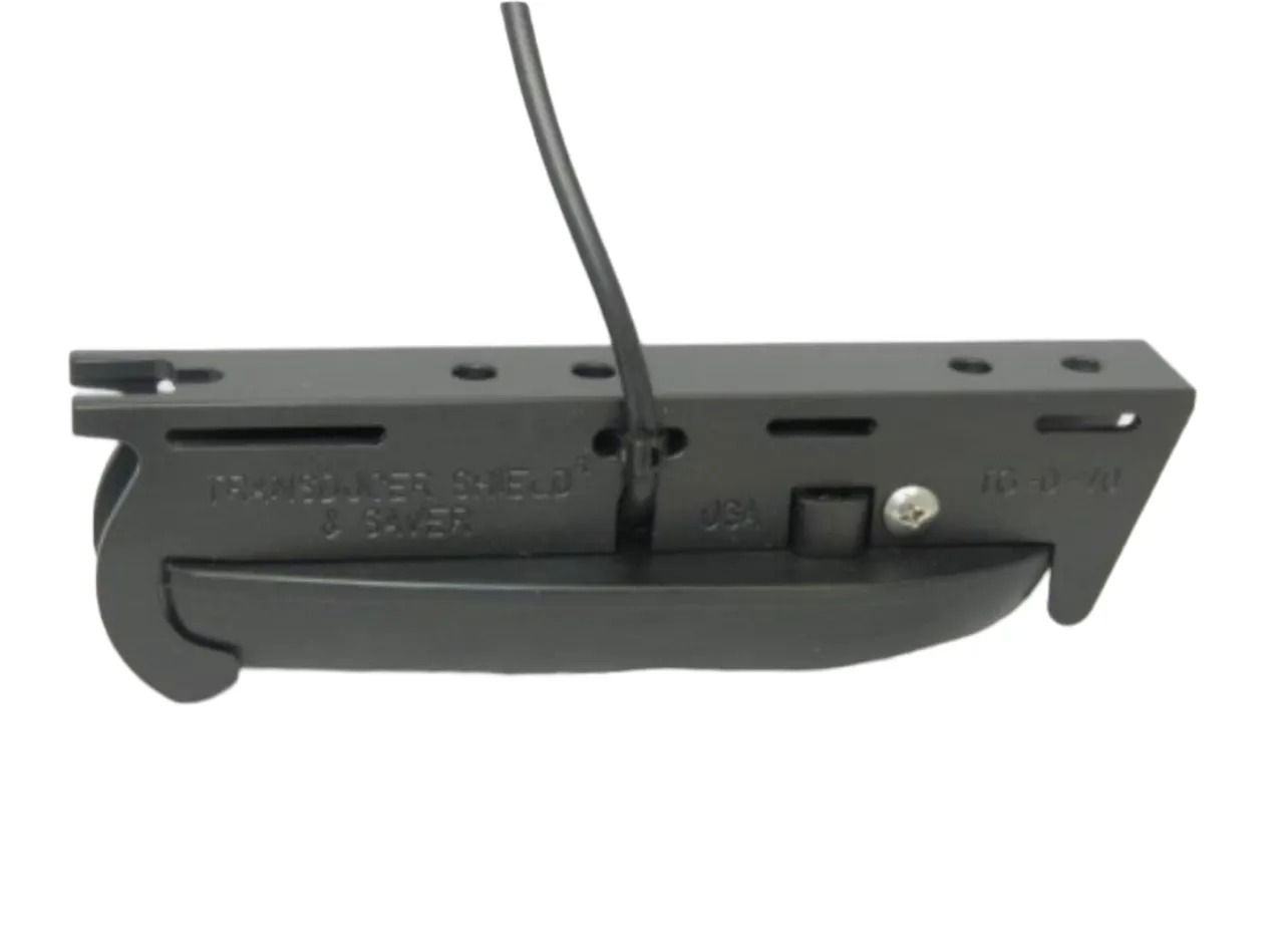 TG-D-VU Picture shows Garmin Down View Transducer attached to TG-D-Vu