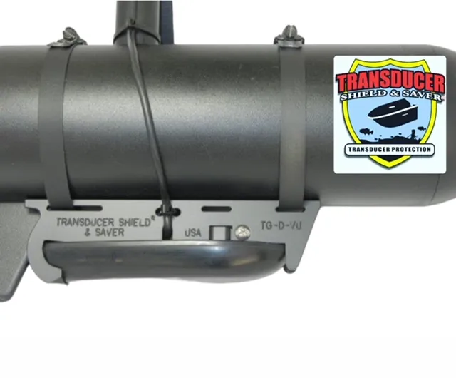 TG-D-Vü Picture shows TG-D-Vü attached to a trolling motor