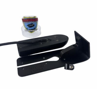 Picture shows Garmin Transducer and AP-GT-6 Armor Plate (transducer is not included)