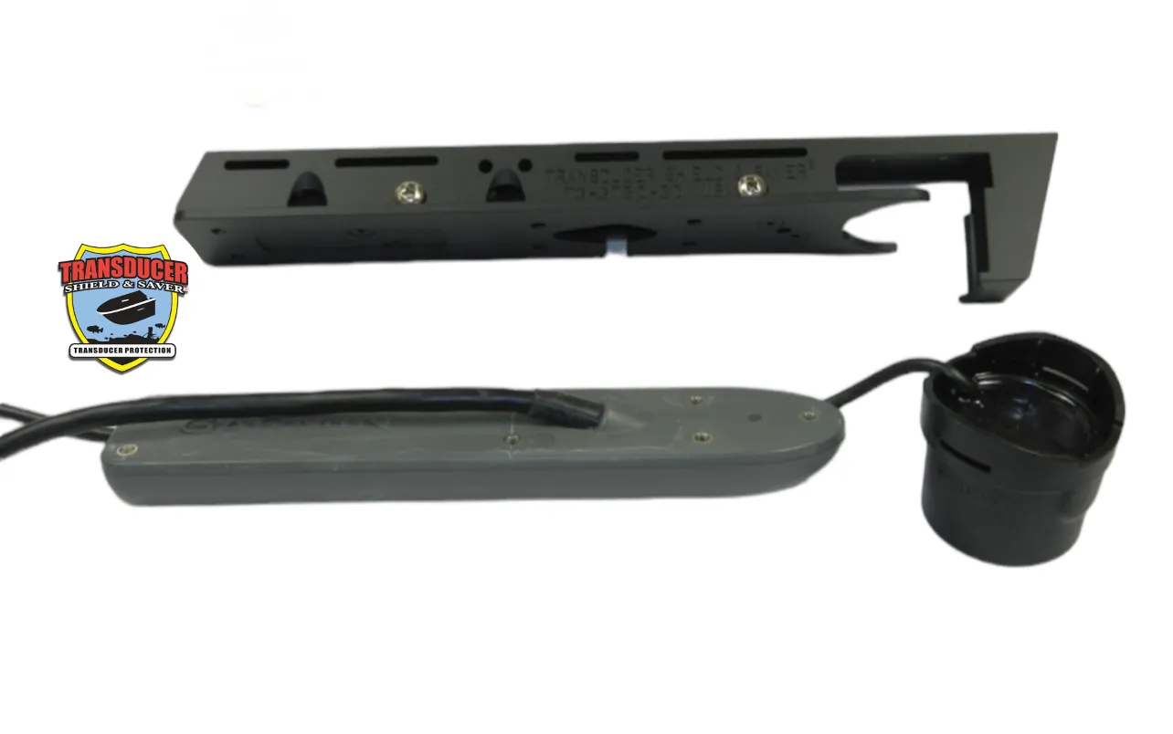 TG-GT30-3D Picture shows Transducer Shield + Garmin Transducers (not included)