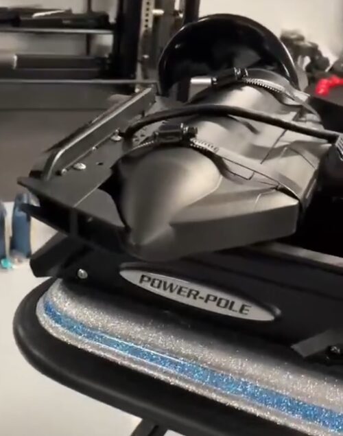 TM-H8.3 attached to a Power Pole Move Trolling Motor