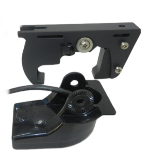 Picture shows Garmin Dual Beam transducer (not included) and Transducer Shield # TG-TUG