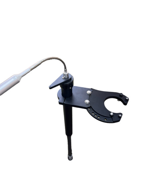 Fish Sniff Fiber Pole attached to an Accessory & Ring for attaching to a Trolling Motor