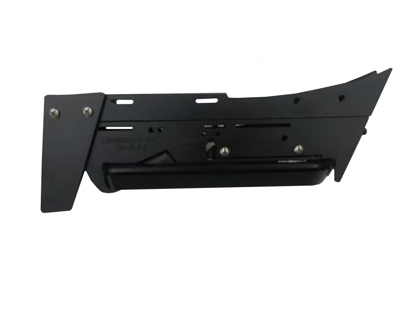 Ram Rail Kit Transducer Shield attached to Ram Rail Kit