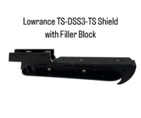 Picture shows Filler Block attachment to fit onto a Minnkota T.Motor with built in Down Image Transducer