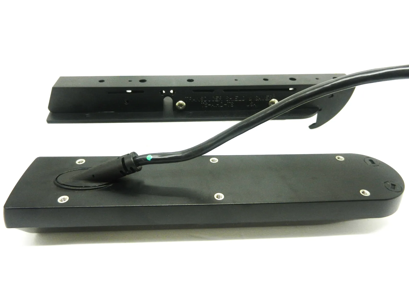 TS-AIHD-TS Picture shows TS-AI-HD Transducer Shield & Lowrance ActiveImaging HD transducer
