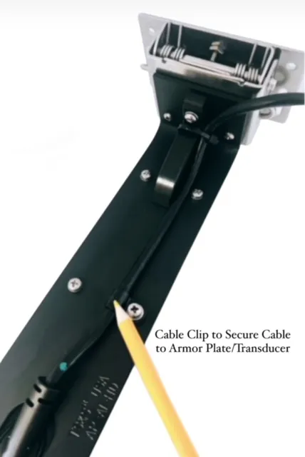 AP-AI-HD Picture shows Armor Plate attached to a Spring Back Bracket