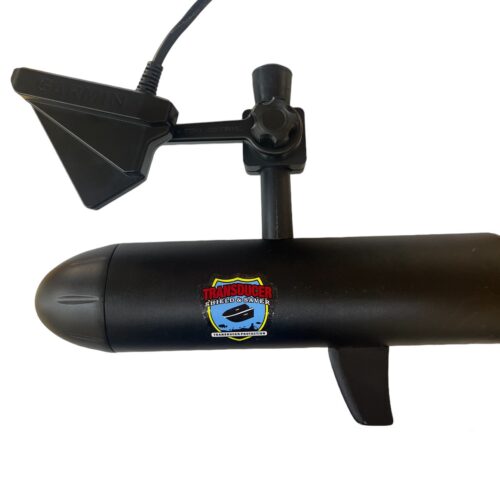FFS Elite shown on Trolling Motor Shaft in Forward Mode (transducer NOT included)