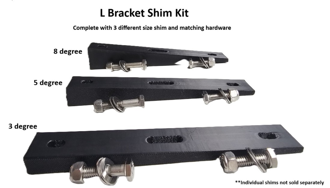 L Bracket Shim Kit